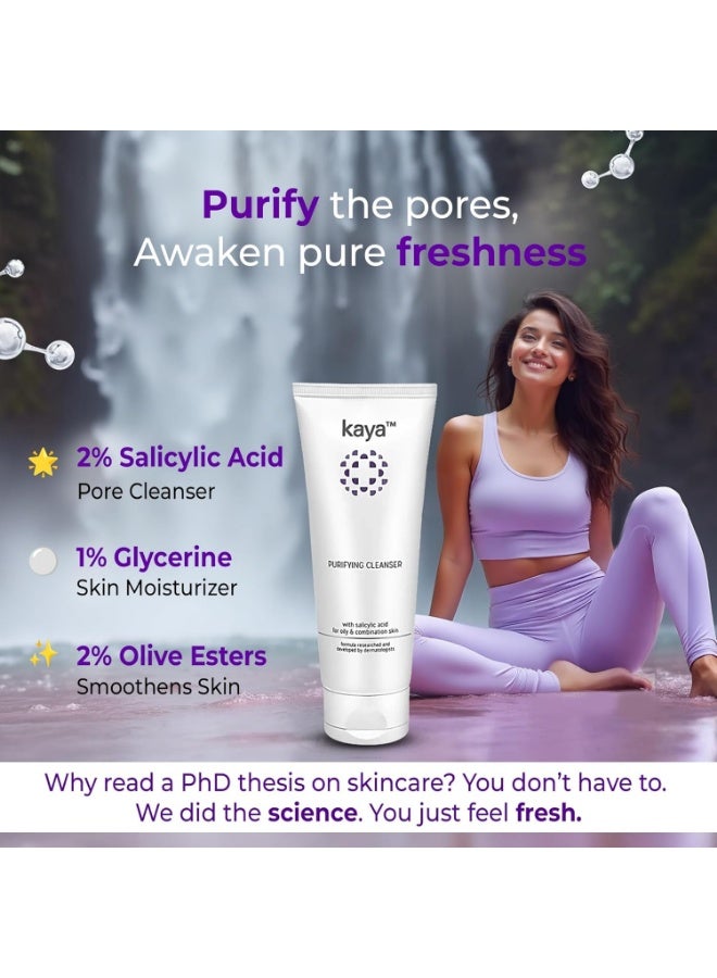 kaya Purifying Cleanser Acne Free 100ml - Image 2