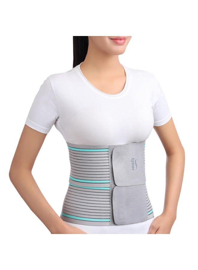 TYNOR Abdominal Belt, Grey, Large, 1 Unit - Image 1
