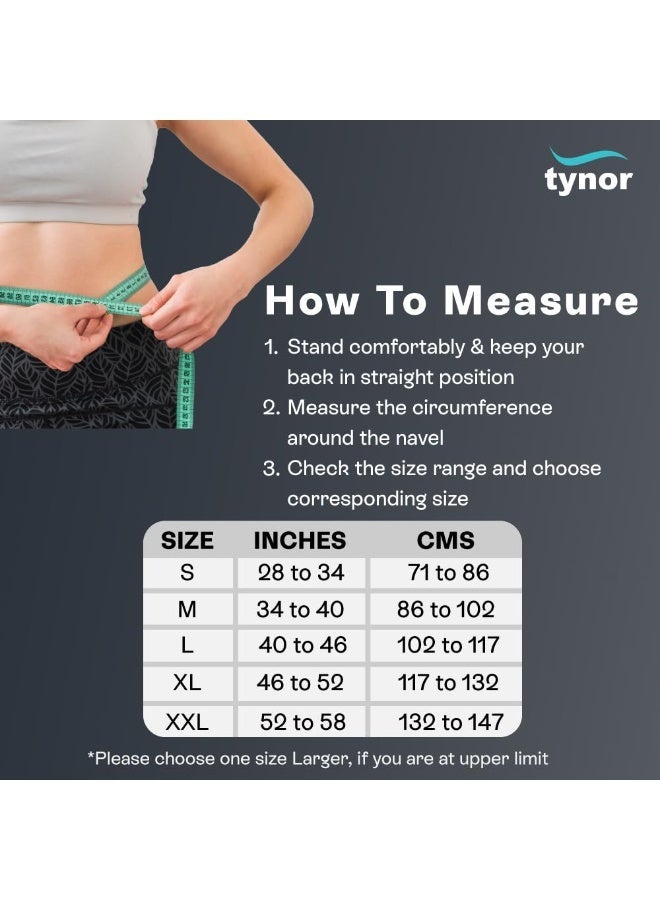 TYNOR Abdominal Belt, Grey, Large, 1 Unit - Image 2