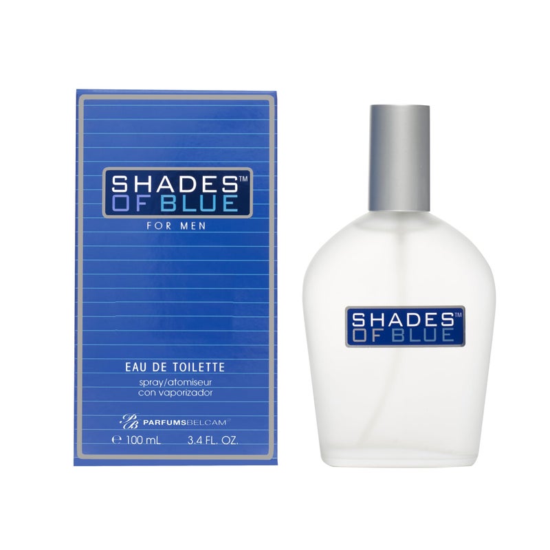 PB ParfumsBelcam Shades of Blue for Men, Our Version of Prestige Designer Eau de Toilette Spray, 100 mL. - Image 1