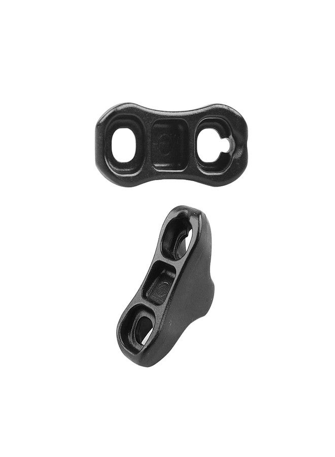 OLIREXD 10 PCS Guyline Tents Cord Buckle Nylon Mini Outdoor Triangle Rope Adjuster Black Line Lock Tent Tensioners - Image 3