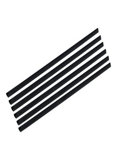 FIS FIS Plastic Sliding Bar 3mm, 30 Sheets Capacity, Black Color, Box of 100 Pcs. - FSPG03-BK  - Image 1