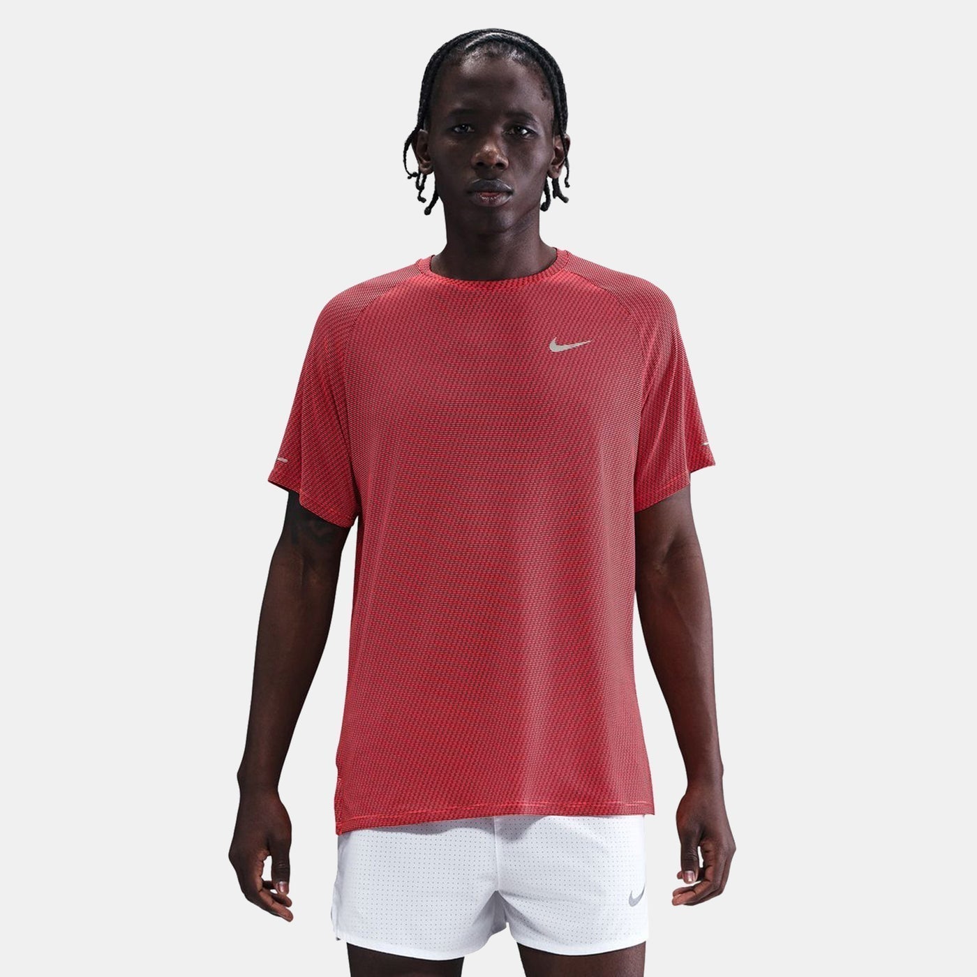 nike running t shirt red
