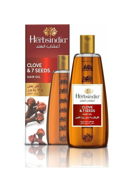 Herbsindia Clove& 7Seeds Hair Oil 180Ml