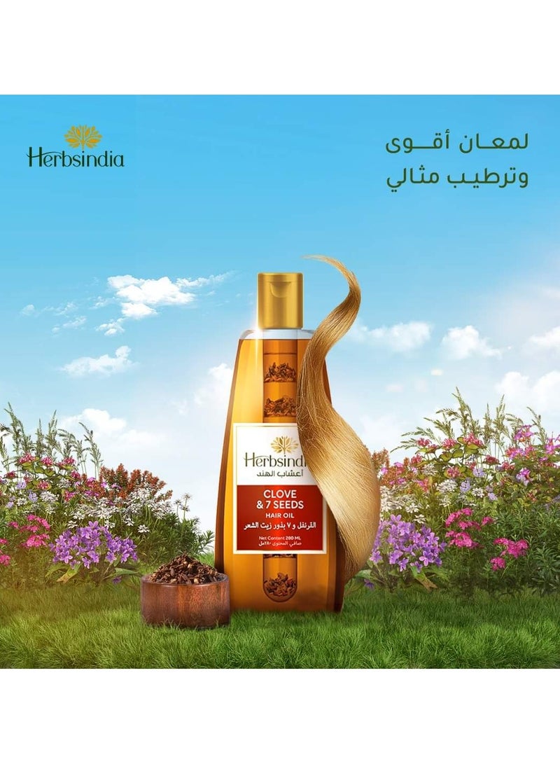 Herbsindia Clove& 7Seeds Hair Oil 180Ml - Image 2