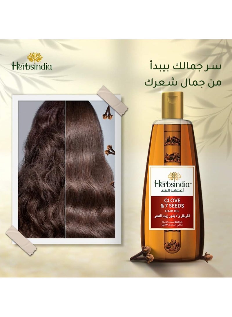 Herbsindia Clove& 7Seeds Hair Oil 180Ml - Image 5