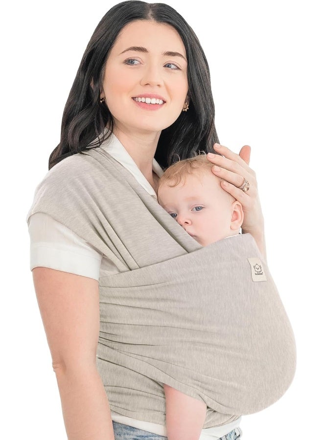 KeaBabies Baby Wrap Carrier - All in 1 Original Breathable Baby Sling, Lightweight, Hands Free Baby Carrier Sling, Baby Carrier Wrap, Baby Carriers for Newborn, Infant, Baby Wraps Carrier (Stone Gray) - Image 1