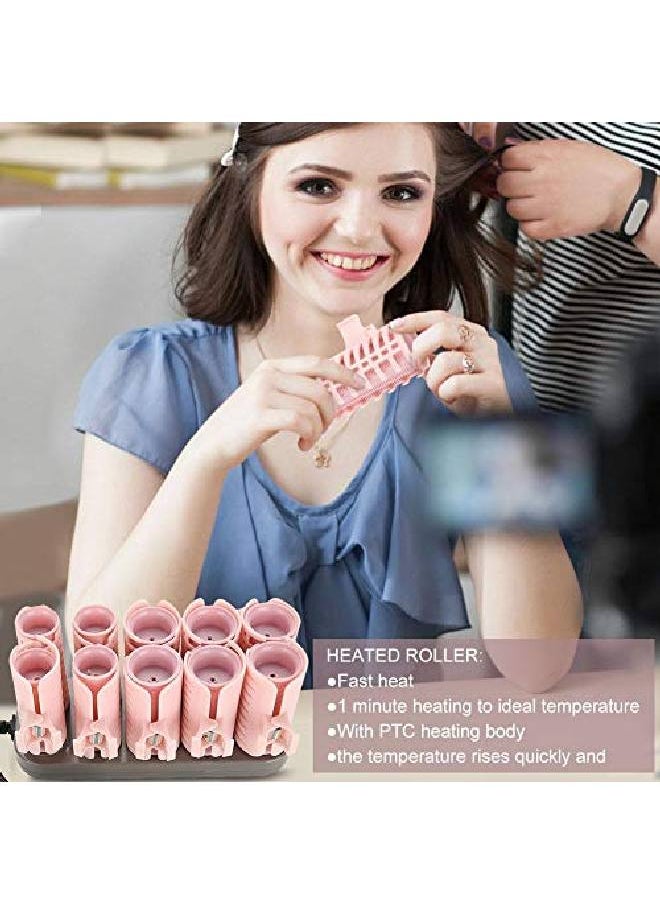 Rollers Hot Pod Hair Styling Tool 10Pcs Professional Electric Heated Roller Curling Roll Diy Hairstyles Hair Tube (Upgrade Style) - pzsku/ZD0313FAB1CCA26F8069DZ/45/_/1659519608/8bda3125-25cd-42bb-ac0d-f154a1f4b563