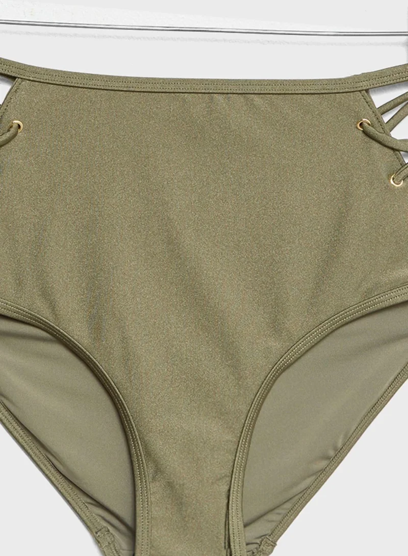 NEW LOOK Lattice High Waisted Bikini Bottom