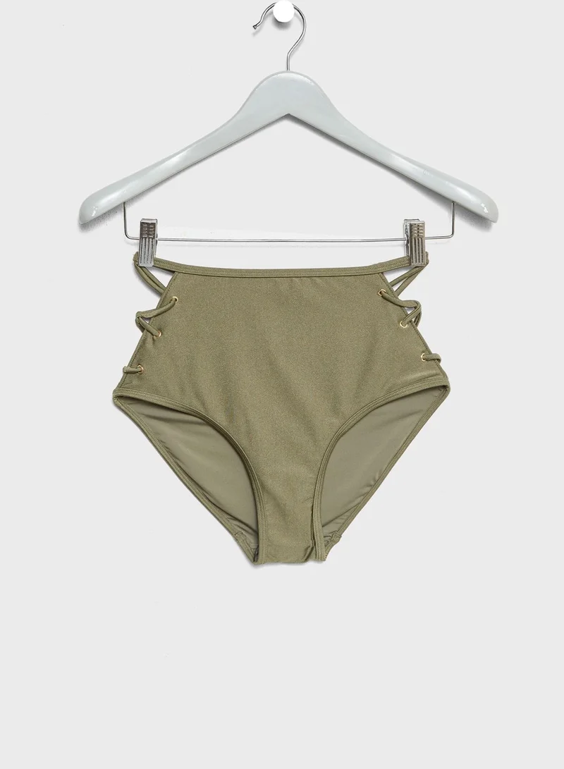 NEW LOOK Lattice High Waisted Bikini Bottom