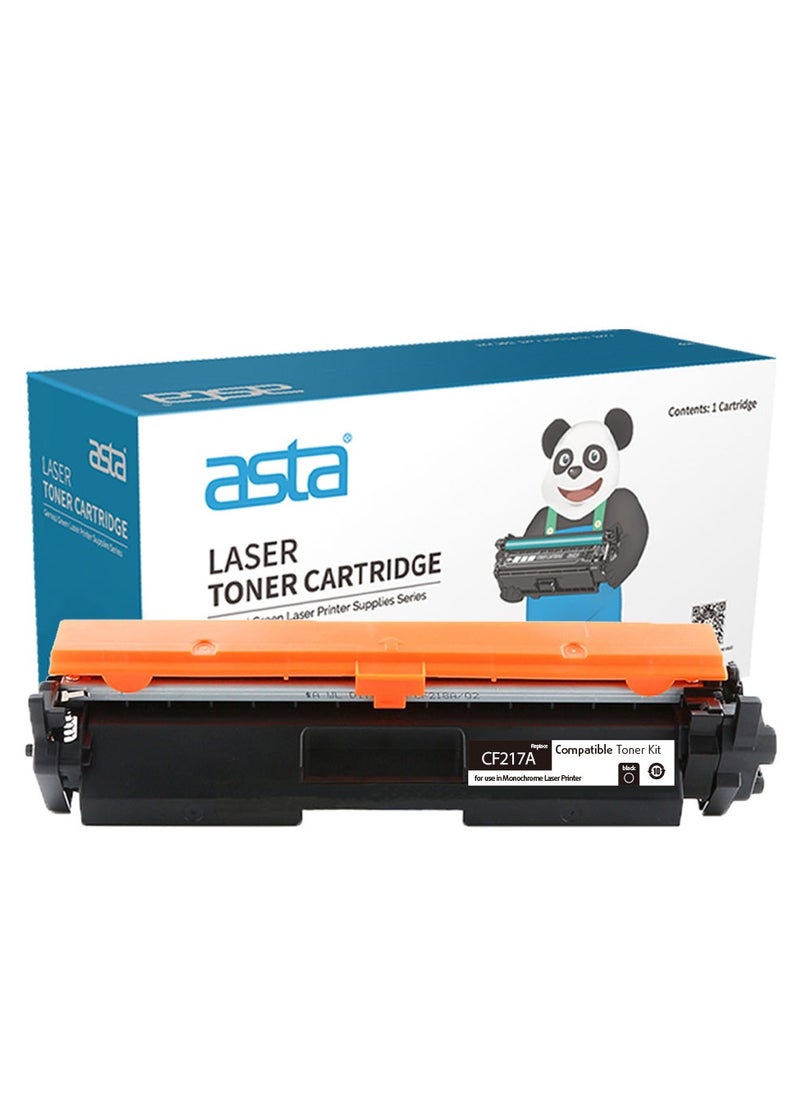 Asta - ASTA 17A CRG-047 Universal Compatible Toner CF217A 217A For HP Canon LaserJet Pro M102 MFP M130fw imageCLASS LBP113w MF112 Printer Black Premium 217 17 047 - Image 1