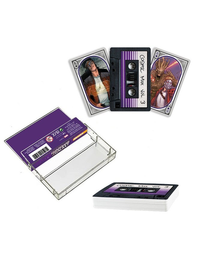 Aquarius Guardians Of The Galaxy Cassette Playing Cards - Comic Themed Deck Of Cards For Your Favorite Card Games - Officially Licensed Guardians Of The Galaxy Merchandise & Collectibles 2.5 X 3.7  - Image 1