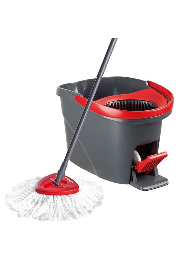 Generic - Easy Wring, Clean spin mop and bucket set with foot pedal, Telescopic Handle 85 – 123 cm, Floor mop with spinning wringer, - Image 1