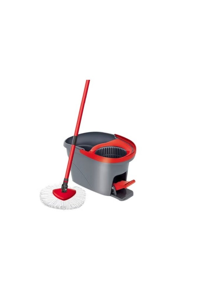 Generic - Easy Wring, Clean spin mop and bucket set with foot pedal, Telescopic Handle 85 – 123 cm, Floor mop with spinning wringer, - Image 1