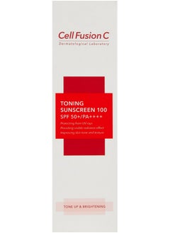 Cell Fusion C Toning Sunscreen 100 SPF50+/PA++++ 50ml  - Image 3