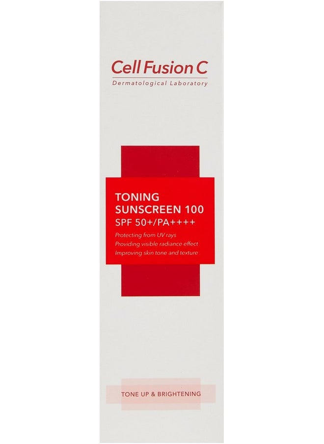 Cell Fusion C Toning Sunscreen 100 SPF50+/PA++++ 50ml  - Image 3