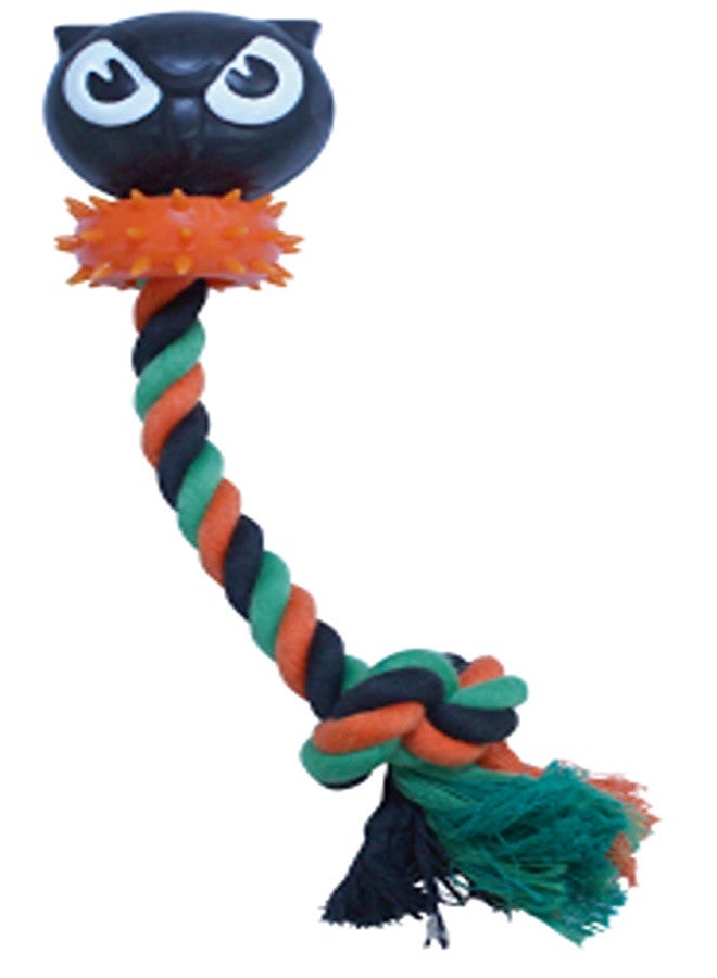 بوبي عظم قطن مع بومة مطاطية مخيفة 25 سم