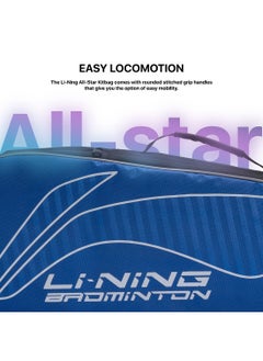 Li-Ning All Star Single Zip Badminton Kit Bag | Size : Large | Material : Polyester | Dedicated Compartments | Unisex - Men, Boys, Girls, Women  - Image 5