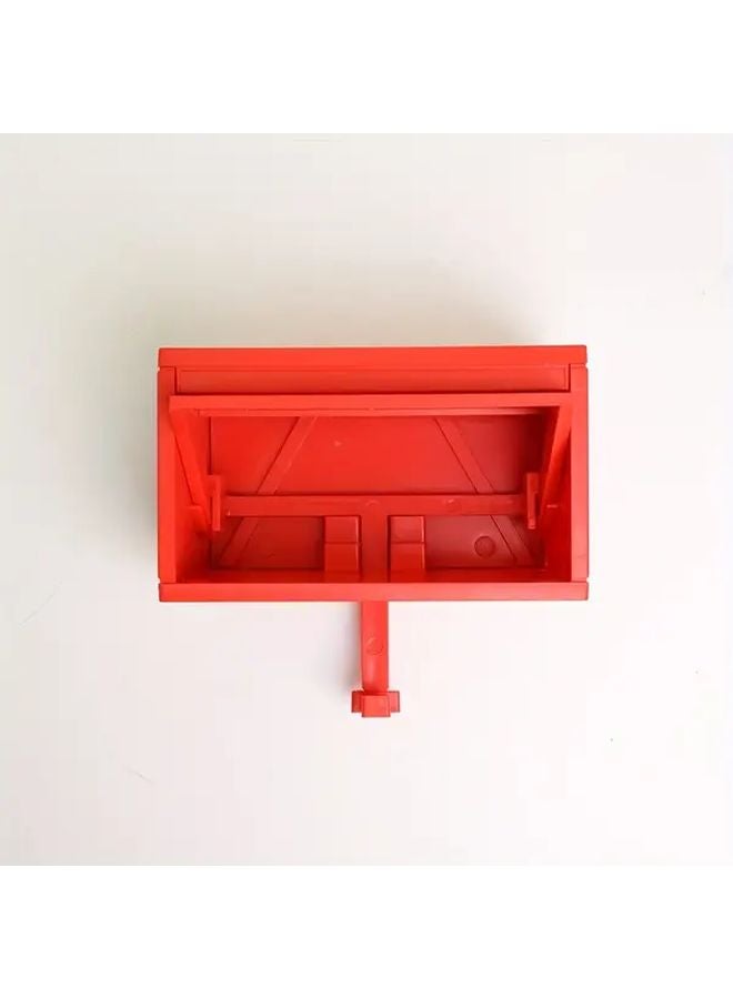 1pc Red Fantasy Key Holder Wall Mounted Door Opening Key Storage Box - Image 1
