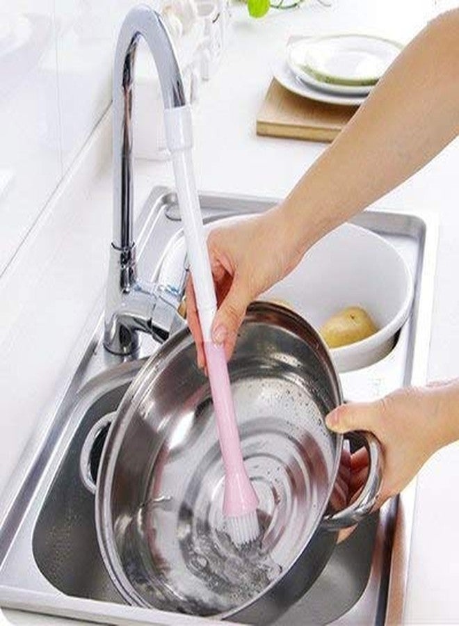 Praha ®Praha Plastic Flexible Water Faucet Pipe Brush Dish Vegetables Fruit Brushes 360 Degree Rotary Washing Brush/Faucet/Filter for Washing Vegetables, Cleaning Utensils - Image 2