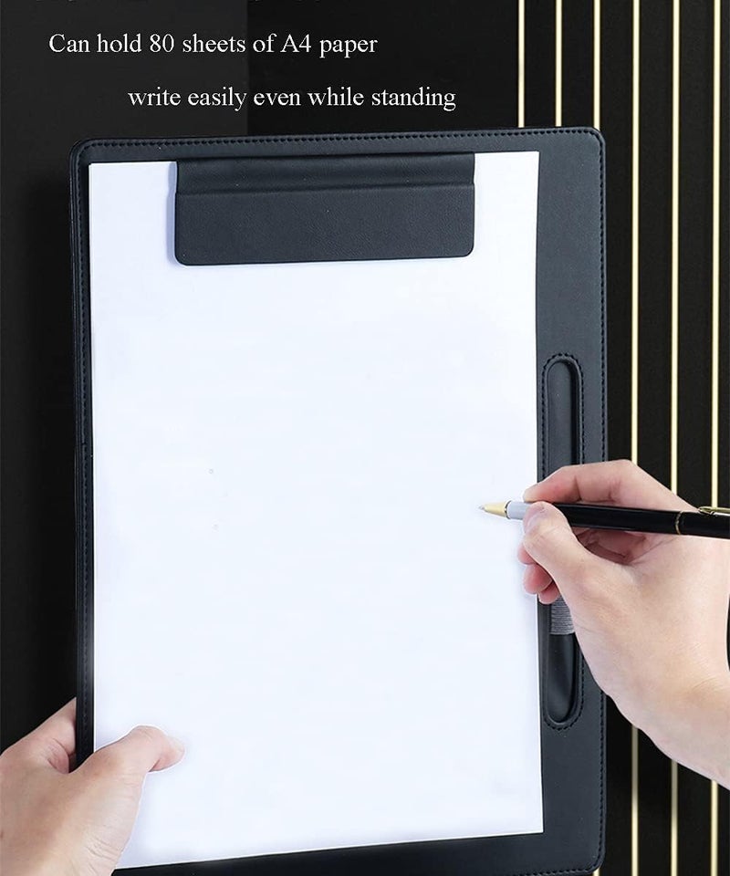MeRaYo Writing Pad Exam Pad for Students Writing Board for Kids Exam Board Magnetic Clipboard Writing Pad for Exam for Nurses, Students, Office, School, Black - Image 2