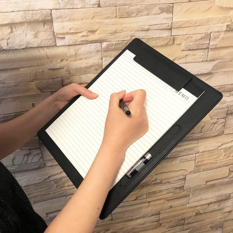 MeRaYo Writing Pad Exam Pad for Students Writing Board for Kids Exam Board Magnetic Clipboard Writing Pad for Exam for Nurses, Students, Office, School, Black - Image 5