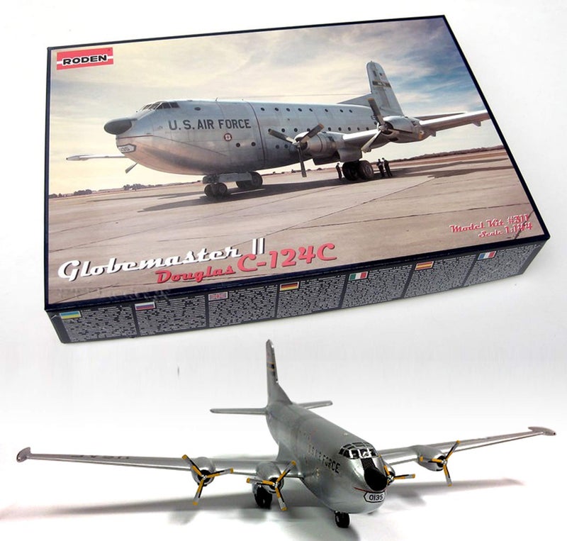 Roden Douglas C124C Globemaster II Airplane Model Kit - Image 4