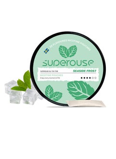 superouse Nicotine Tablets 10mg, Cigarette Quit Aid, Synthetic Nicotine Pouch Ingredient, Dental Cigarette Patch,Craving and Withdrawal Symptoms Reduction 20Pcs - Ice Cool  - Image 1
