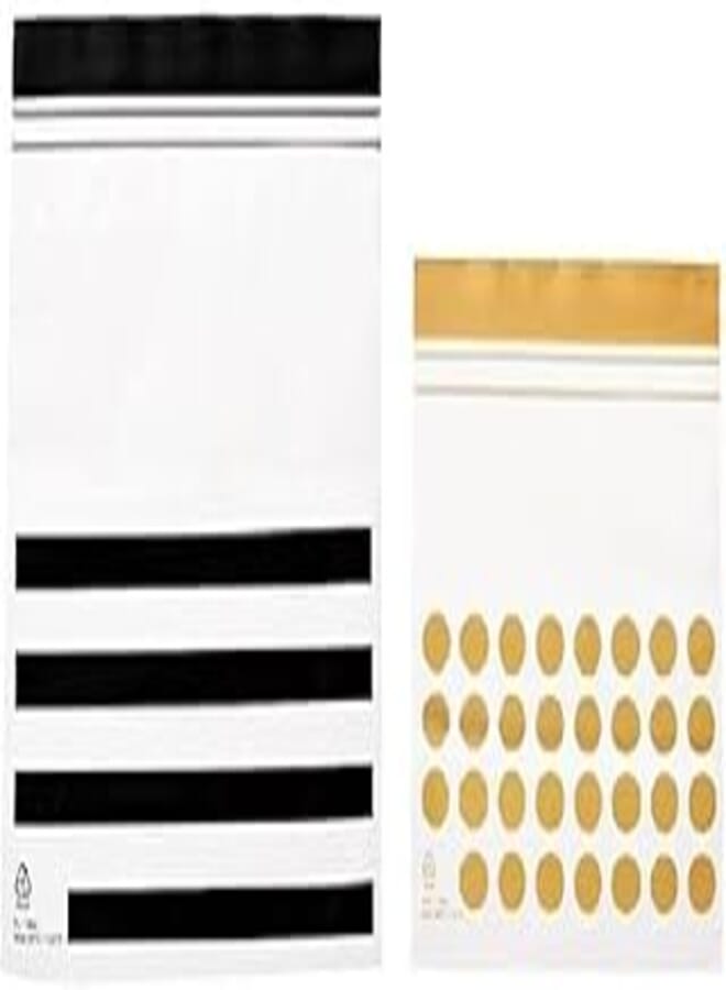 Digital Shoppy ISTAD Resealable bag, patterned/black yellow, Pack of 60