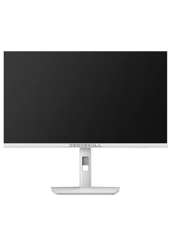 DEADSKULL - 27 Inch GMX27P Gaming Monitor 2K QHD 2560x1440, LED Panel Type, 180Hz Refresh Rate, 1ms Response Time,  Adaptive Sync and G-Sync Compatible, Adjustable Stand | White - Image 1