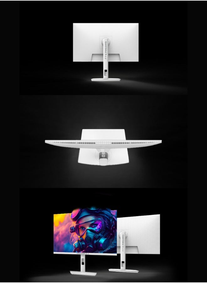DEADSKULL - 27 Inch GMX27P Gaming Monitor 2K QHD 2560x1440, LED Panel Type, 180Hz Refresh Rate, 1ms Response Time,  Adaptive Sync and G-Sync Compatible, Adjustable Stand | White - Image 1