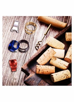 Y&D 10 Pieces Ring Bottle Opener Stainless Steel Beer Colorful Finger for Party Present Supplies  - Image 5