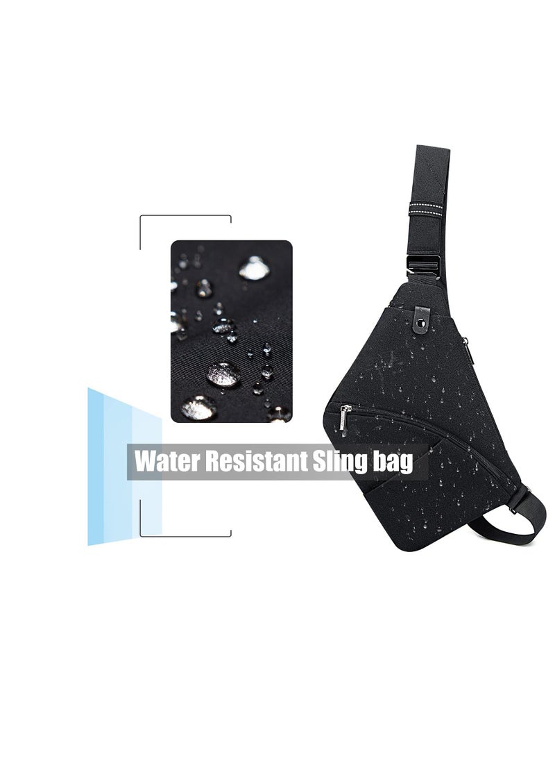 SYOSI - Anti Theft Waterproof Shoulder Backpack Sling Chest Crossbody Bag Cover Pack Rucksack Bicycle Sport - Image 1