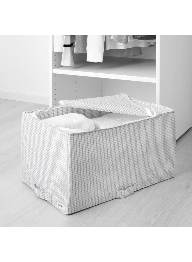 زبون حقيبة تخزين، أبيض/رمادي، 34X51X28 سم - Image 3