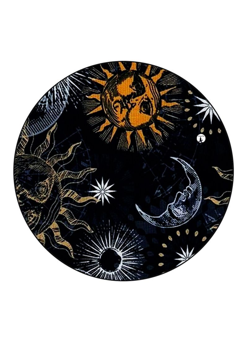 RKN Space Printed Fridge Magnet Round  Multicolour - Image 1