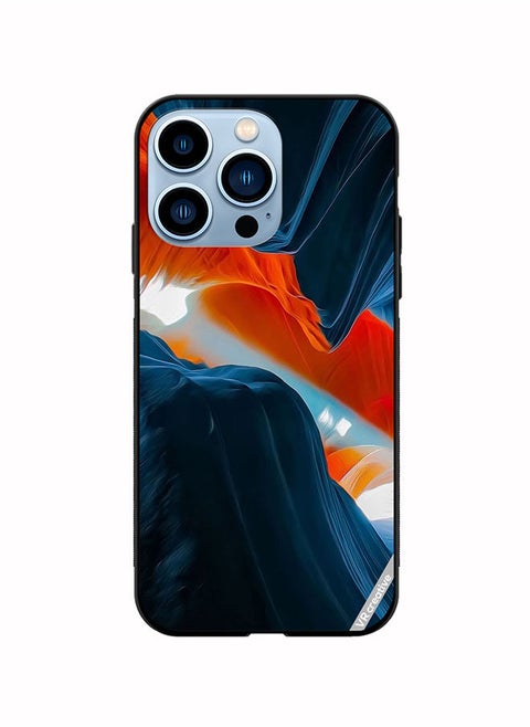 Protective Case Cover For Apple iPhone 13 Pro Layers Design Multicolour