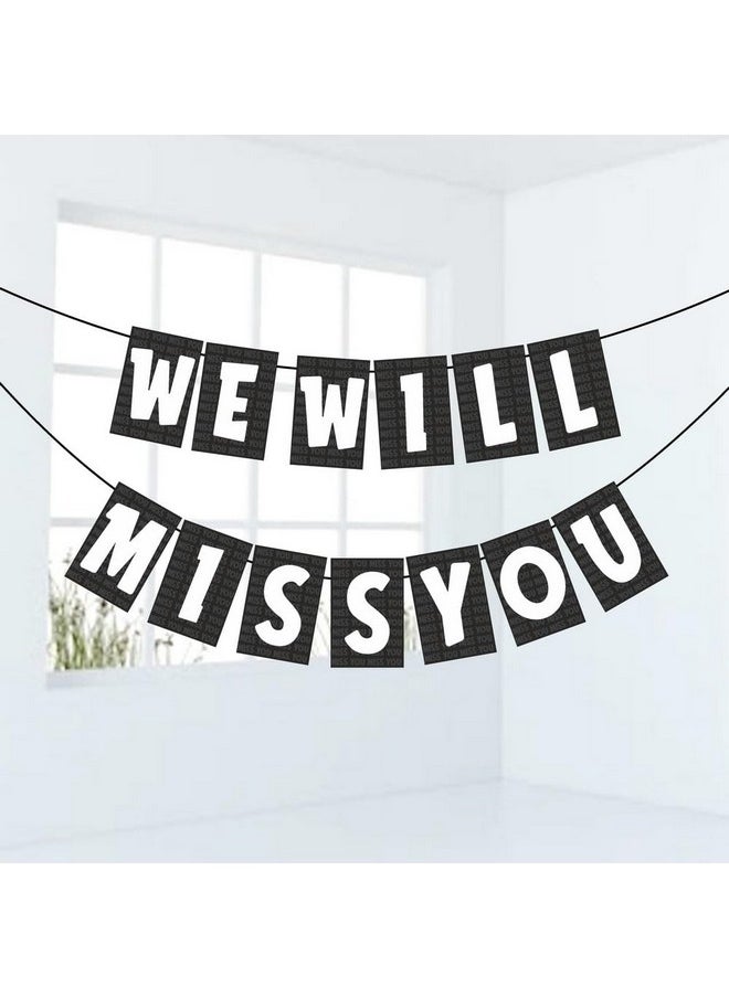 Balloonistics Balloonistics We Will Miss You Banner for Adults and Teenagers  - Image 1