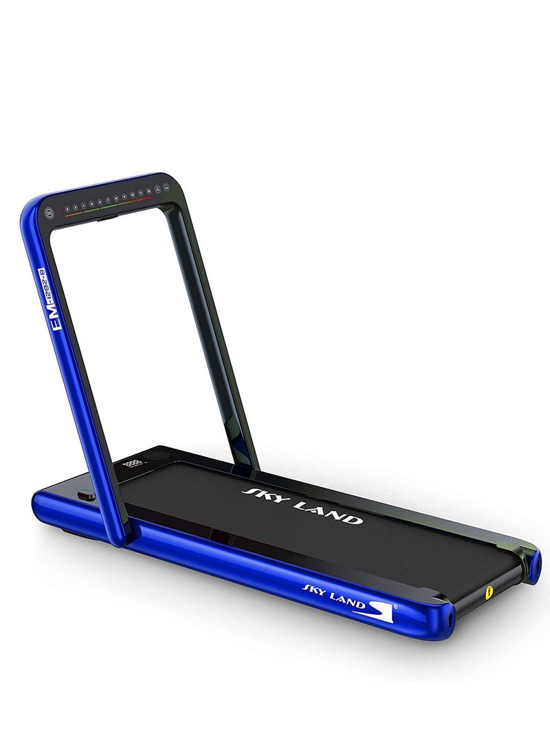 Sky Land - 2-in-1 Walking Pad Treadmill | 2.25 HP Quiet Motor, Bluetooth Speaker, LED Display & Compact Foldable Running machine for Home & Office – EM-1282-B - Image 1