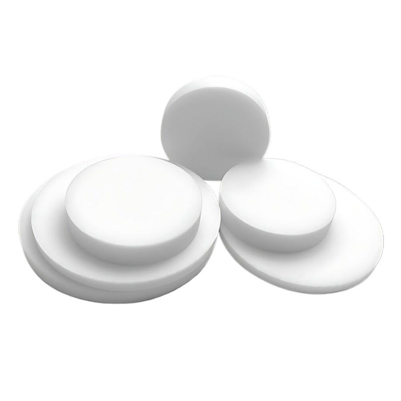 Customizable PTFE Plastic Discs 2mm Thick For Sealing Insulating Lubricating 50pcs 22mm x 2mm - Image 2