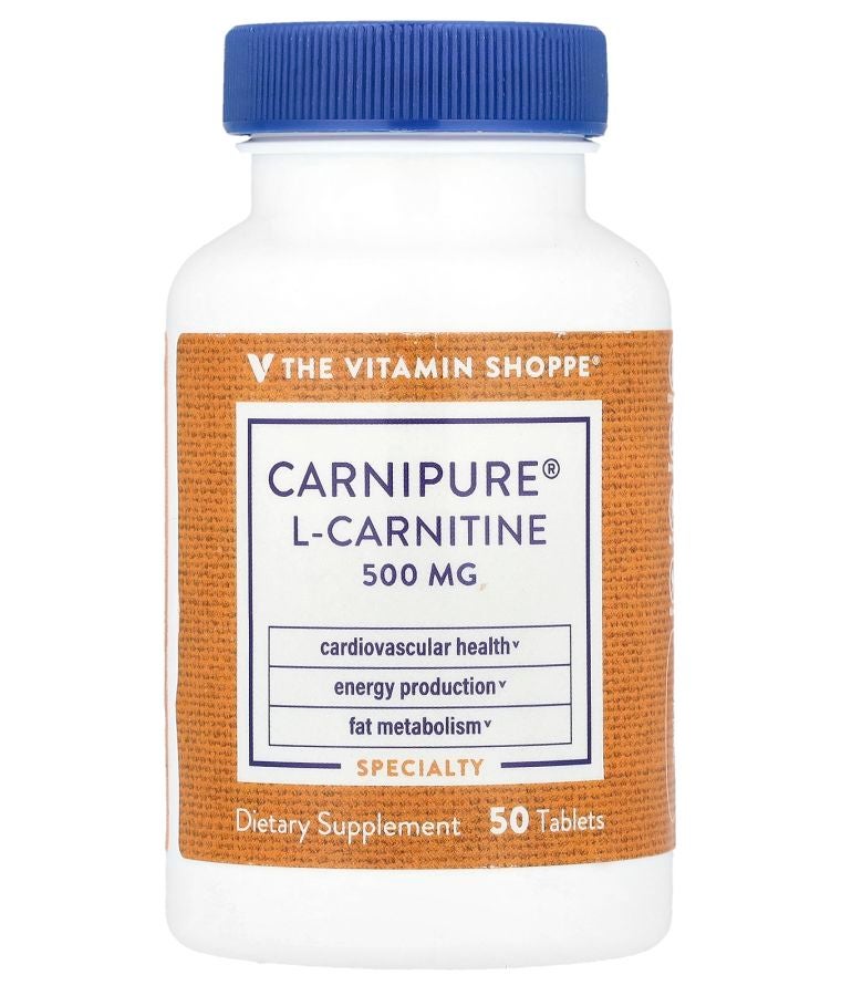 The Vitamin Shoppe Carnipure® L-Carnitine 500 mg 50 Tablets