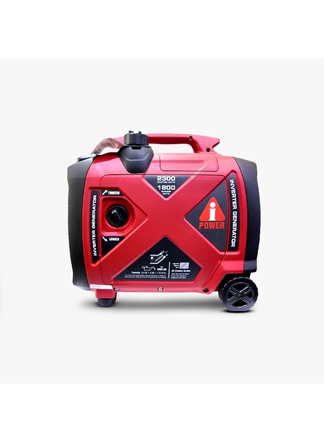 اي باور مولد عاكس هادئ بقوة 2300 واط للتخييم والمناسبات الخارجية ومحطة طاقة محمولة مزودة بمنفذ USB وخانق صديق للبيئة وعداد رقمي - طراز SM2300i - Image 2