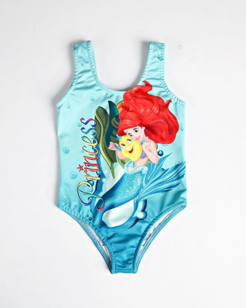 Rs Ramuni Girls Swimsuit Princess Digital Printed Swimwear for Pool  - Image 1