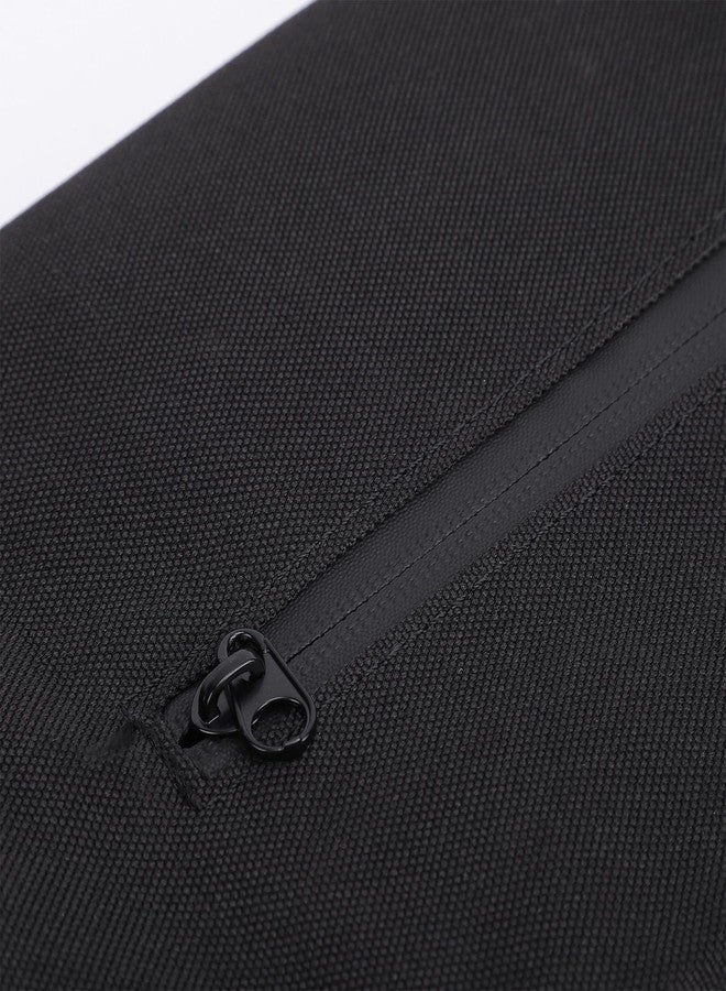 Beufee Issue Holder Wet Tissue Box, Large Capacity Canvas Travel Camping Wipes Dispenser Pull Out Typeportable Camping Wet Wipe Pouch for Office Car Home (Black) - Image 5
