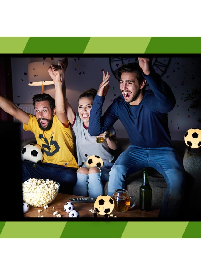 مصباح ليلي للأطفال على شكل كرة قدم، تصميم سيليكون قابل لإعادة الشحن، بطارية ٥٠٠ مللي أمبير/ساعة، إضاءة دافئة قابلة للتعتيم بثلاثة أوضاع، مع خاصية إيقاف التشغيل التلقائي بعد ٣٠ دقيقة، آمن ومريح للأطفال. مثالي لغرف الأولاد، وهدايا أعياد الميلاد، والمناسبات. - Image 3