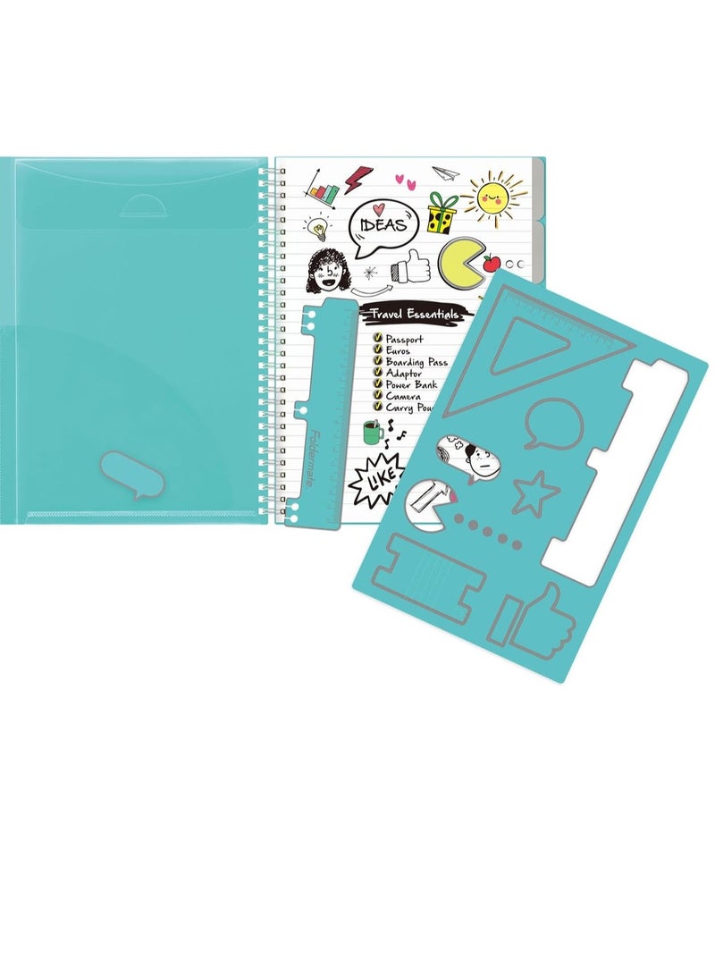 Foldermate Multi-Subject B5 Notebook – 150 Sheets,  2 Pcs - Image 1