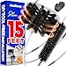 Holikme 15 Feet Dryer Vent Cleaner Kit Lint Remover Extends Up to 15 Feet Synthetic Brush Head Use with or Without a Power Drill - Image 1