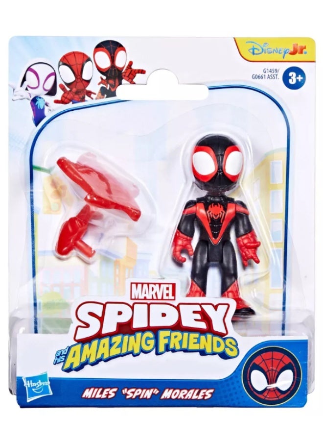 Hasbro Marvel مجسم شخصية سبايدرمان وأصدقاؤه المذهلون من هاسبرو - مايلز - Image 3