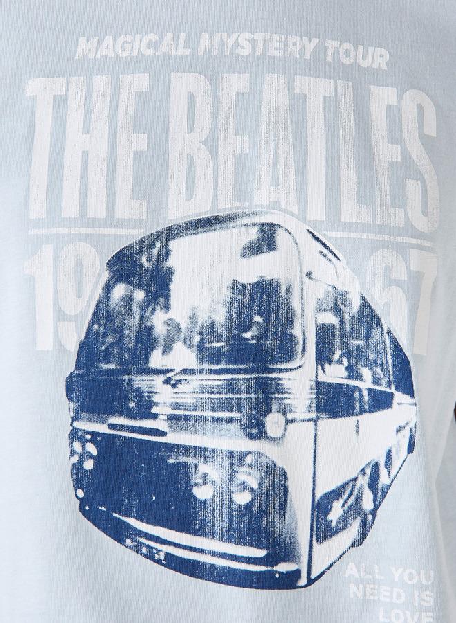 SP Characters Cotton T shirt with The Beatles Print - Image 5