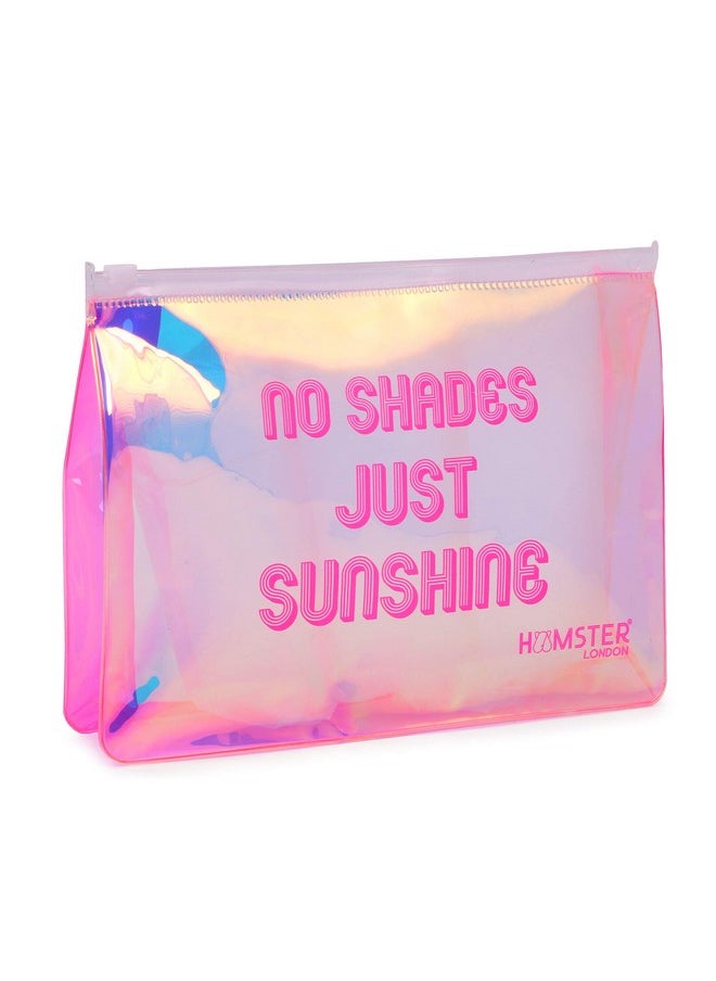 Hamster London Hamster London Girl's/Women's Makeup Accessories Pouch and Stationery Pouch (Pink)  - Image 2