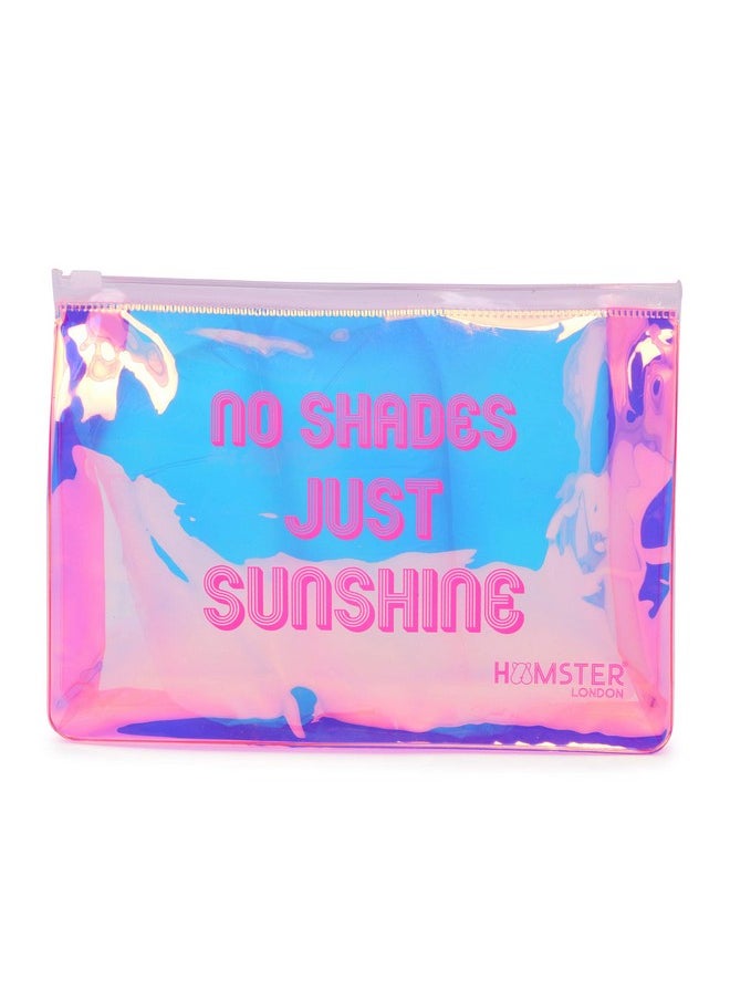 Hamster London Hamster London Girl's/Women's Makeup Accessories Pouch and Stationery Pouch (Pink)  - Image 1